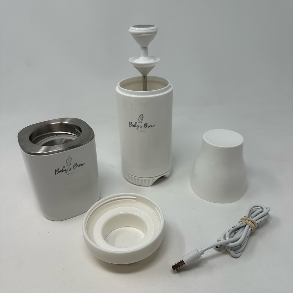 Baby’s Brew Rechargeable Portable Bottle Warmer Plus BASE & Formula Dispenser